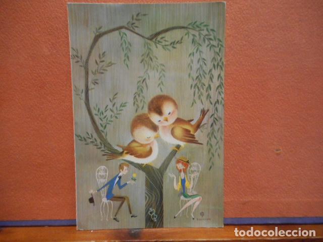 Postcards: BONITA POSTAL CIRCULADA. AVES