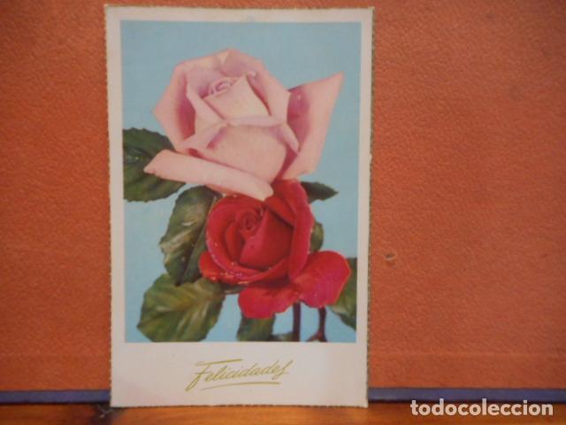 Postcards: BONITA POSTAL CIRCULADA. ROSAS