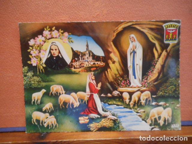 Postales: BONITA POSTAL CIRCULADA. LOURDES - Foto 1