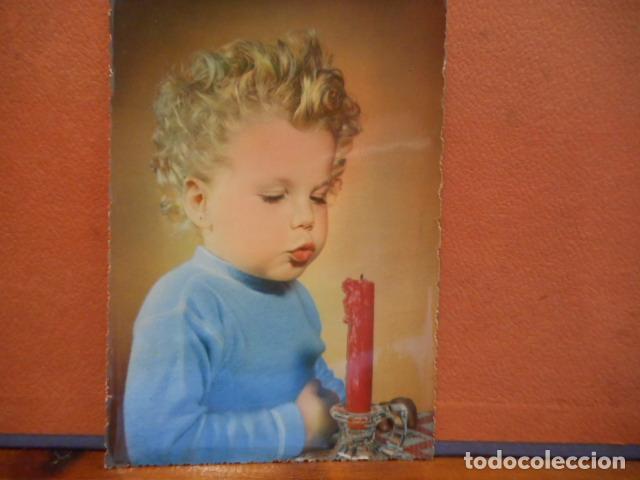 Postales: BONITA POSTAL CIRCULADA. NI&Ntilde;O - Foto 1