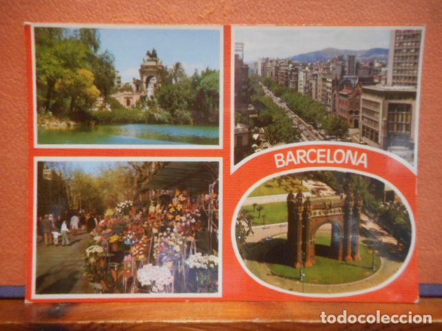 Postales: BONITA POSTAL CIRCULADA. BARCELONA. - Foto 1