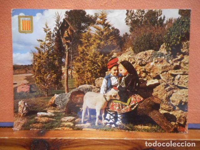 Postales: BONITA POSTAL CIRCULADA. CATALU&Ntilde;A T&Iacute;PICA - Foto 1