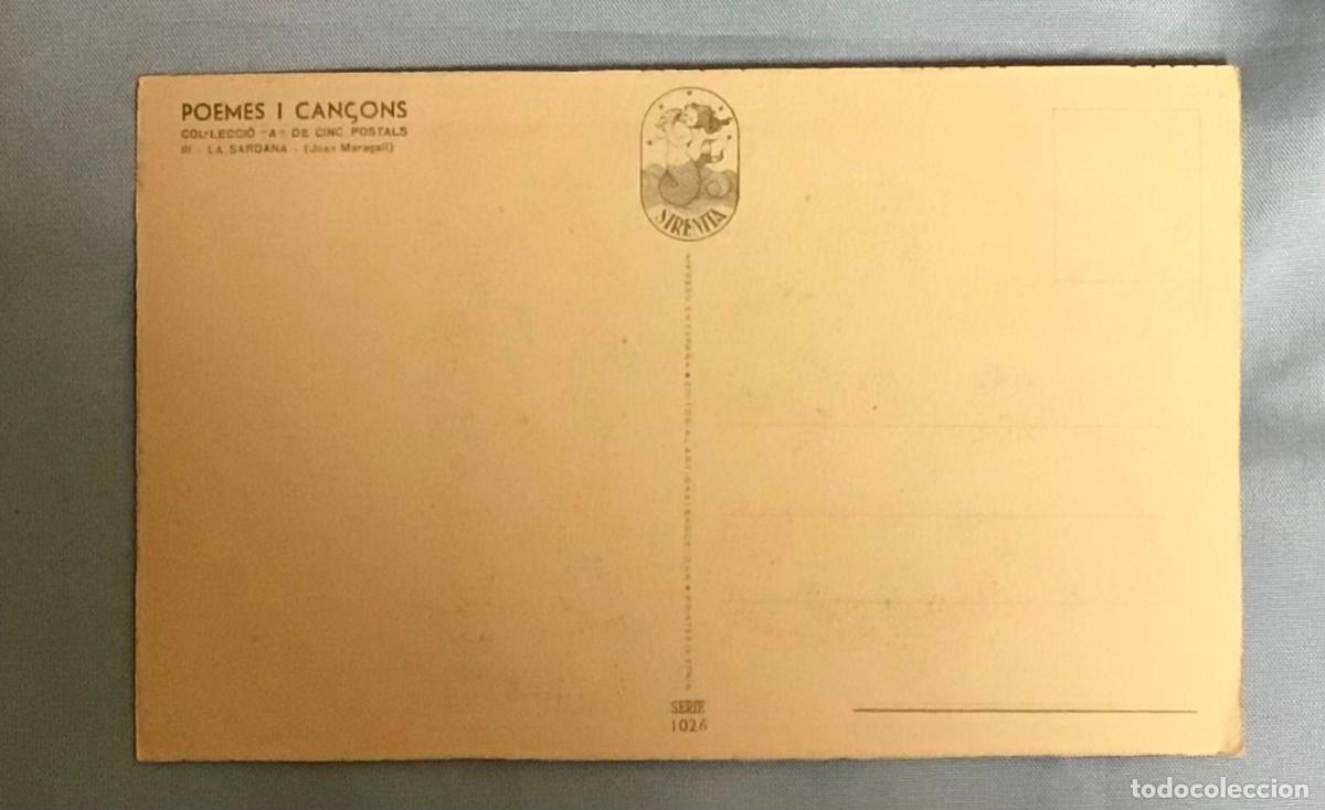 Postales: POEMES I CAN&Ccedil;ONS, LA SARDANA - Foto 2