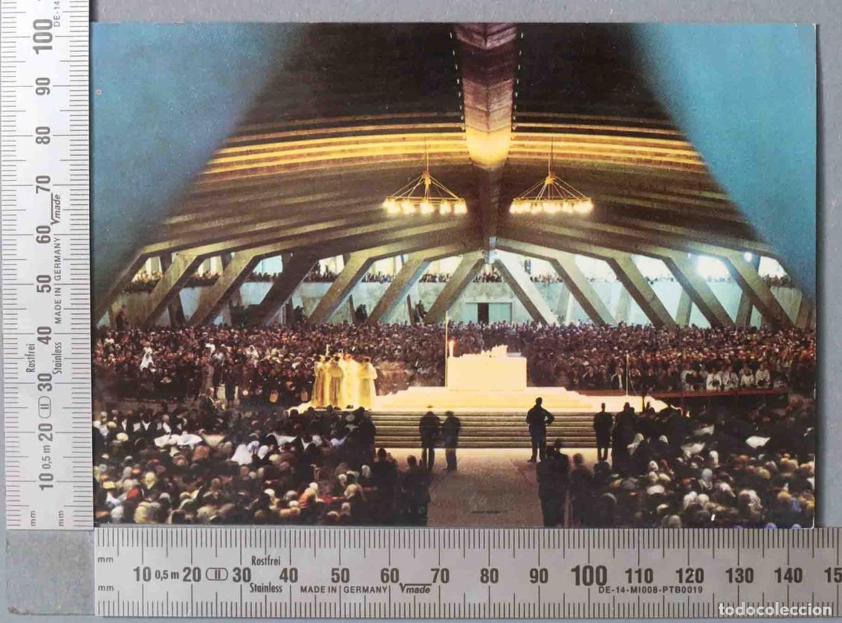 Postales: POSTAL. Lourdes, La Basilique Souterraine St-Pie X - Foto 1