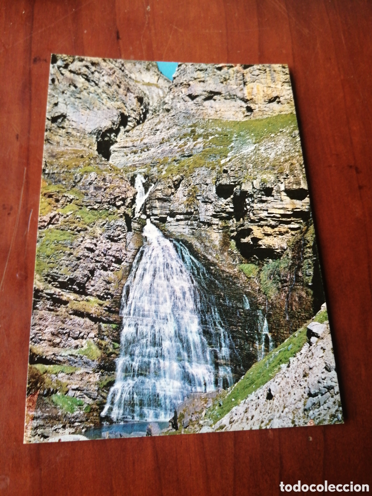 Postales: POSTAL N &ordm; 12 PARQUE NACIONAL DE ORDESA CASCADA COLA DEL CABALLO