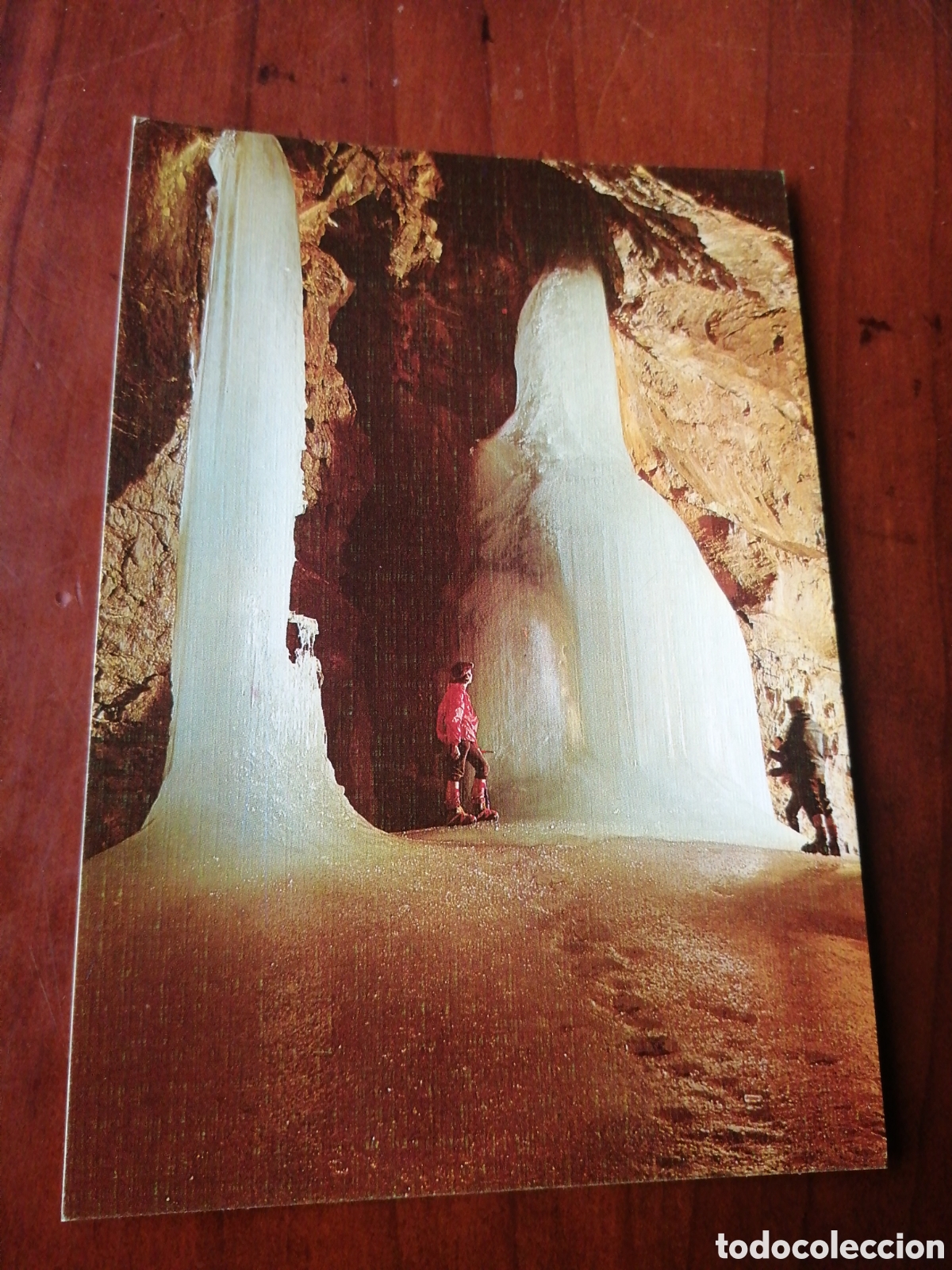 Postales: POSTAL N &ordm; 38 PARQUE NACIONAL DE ORDESA PIRINEO ARAGONES GRUTA HELADA DE CASTERET