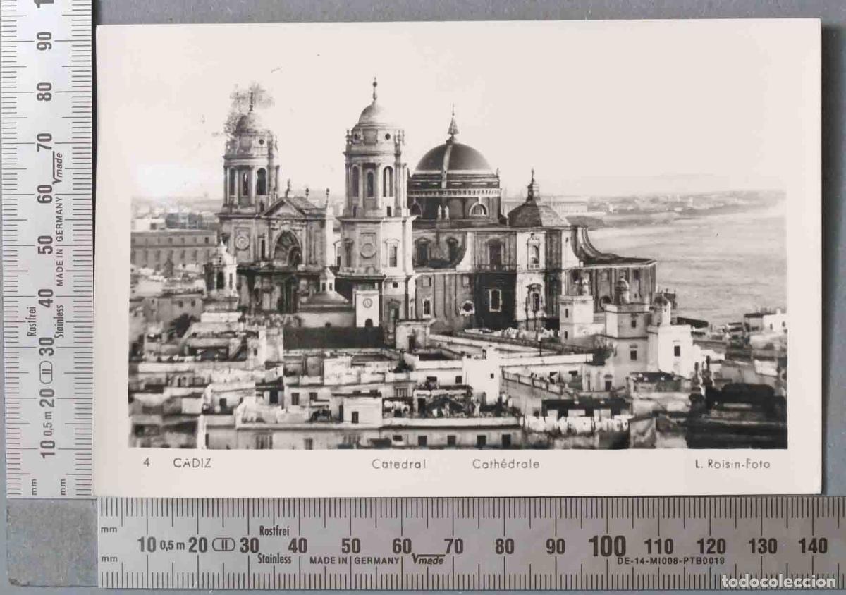 Cartoline: POSTAL. CATEDRAL CADIZ 4 ROISIN CIRCULADA