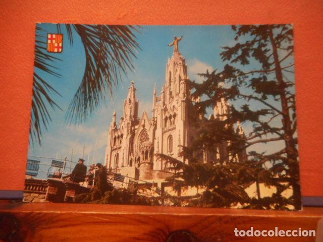 Postkarten: BONITA POSTAL CIRCULADA. TIBIDABO. TEMPLO NACIONAL EXPIATORIO