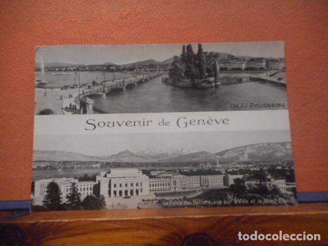 Postkarten: BONITA POSTAL CIRCULADA. SOUVENIR DE GENEVE