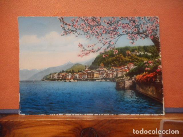 Cartoline: BONITA POSTAL CIRCULADA. LAGO DE BELLAGIO
