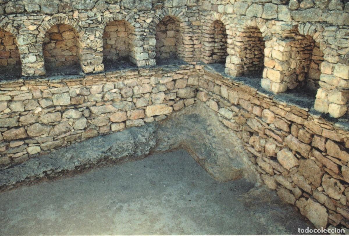 Postales: Postal Parque arqueol&oacute;gico de Seg&oacute;briga (Saelices). Vestuarios Termas Romanas.