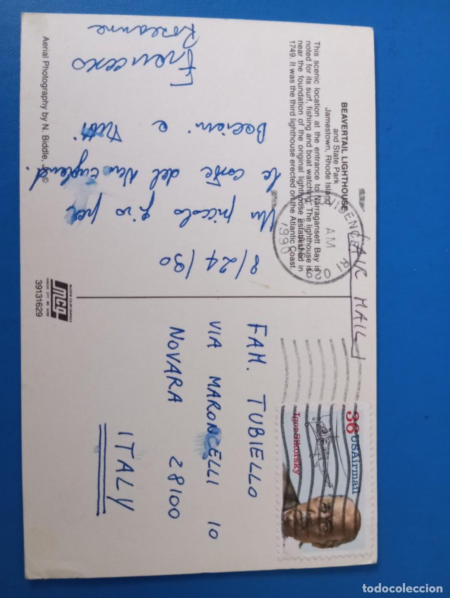 Postales: POSTAL NORTEAMERICANA, FARO BEAVERTAIL - Foto 2
