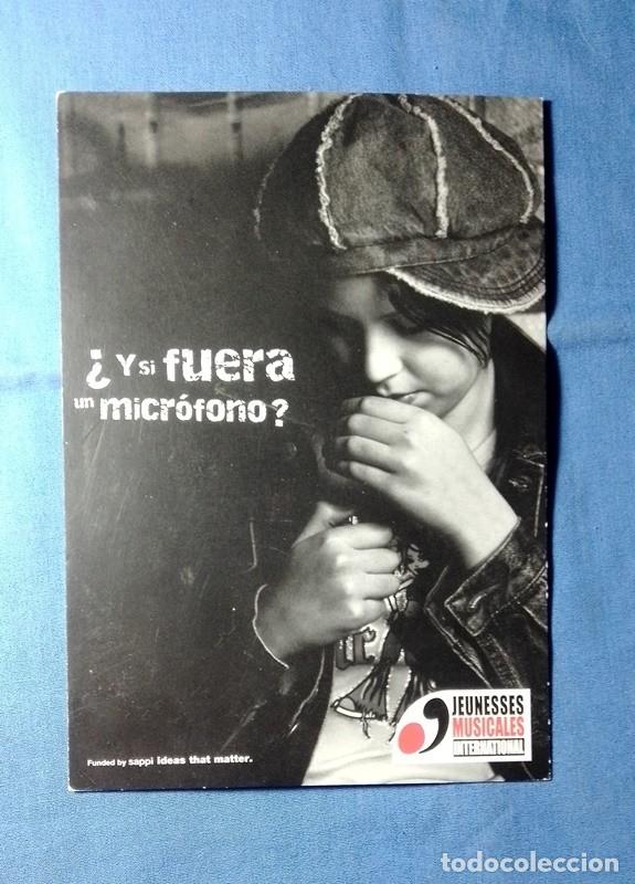 Postales: Postal &iquest;Y si fuera un microfono? - Foto 1