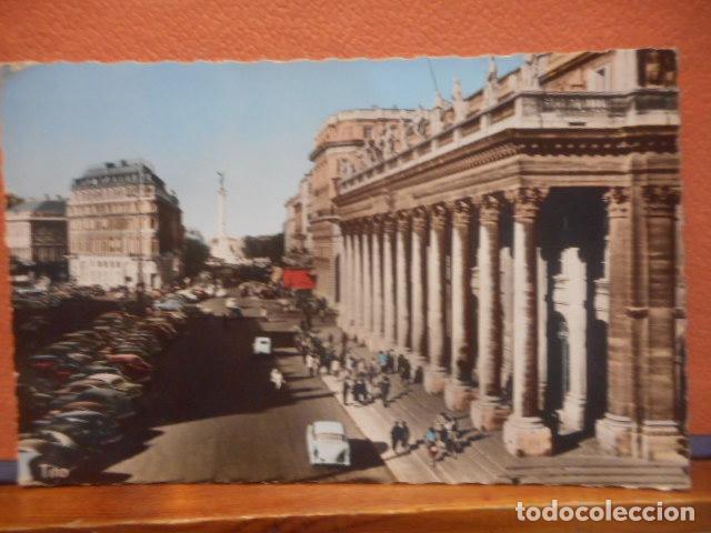 Cartes Postales: BONITA POSTAL CIRCULADA. PLACE DE LA COM&Eacute;DIE ET GRAND TH&Eacute;&Acirc;TRE