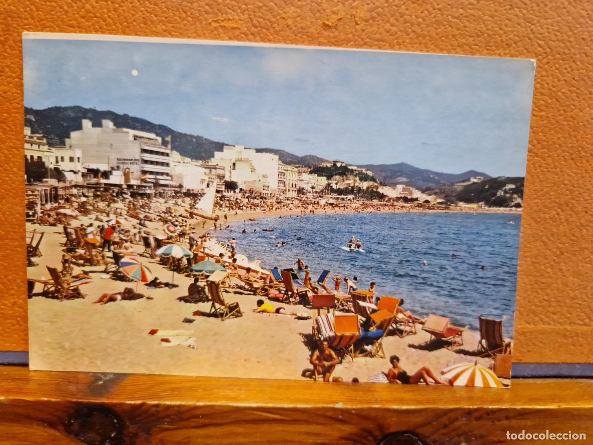 Postales: BONITA POSTAL CIRCULADA. COSTA BRAVA. PLAYA DE LLORET DE MAR