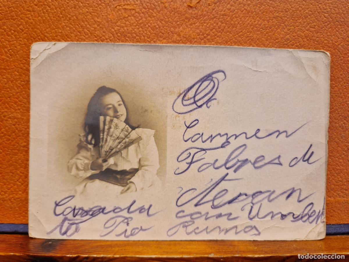 Postales: BONITA POSTAL CIRCULADA. NI&Ntilde;A