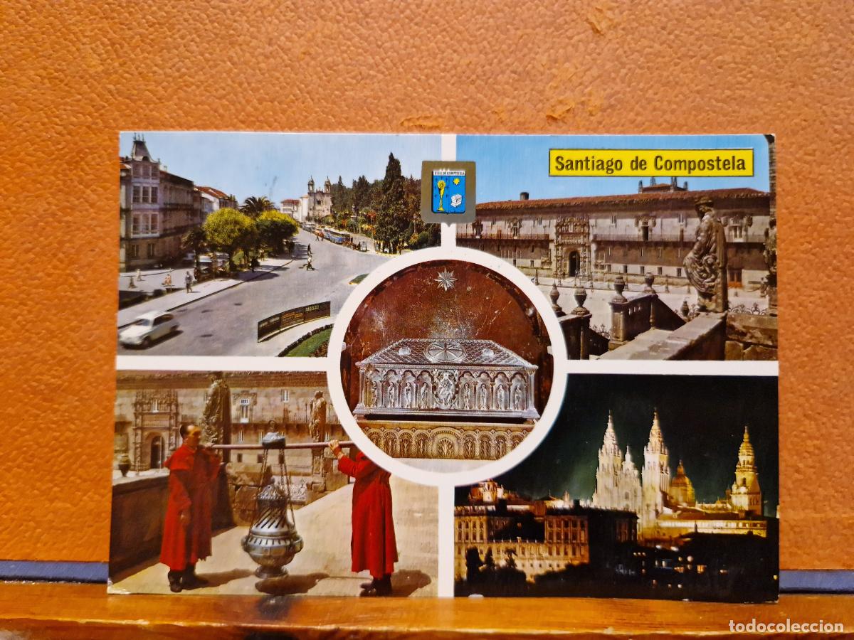 Postales: BONITA POSTAL CIRCULADA. SANTIAGO DE COMPOSTELA