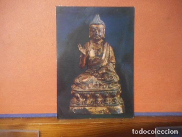 Postales: BONITA POSTAL NUEVA. BUDA BRONCE CHINO DORADO