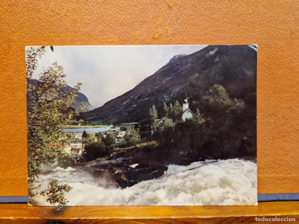 Postkarten: BONITA POSTAL CIRCULADA. NORWAY. HELLESYLT