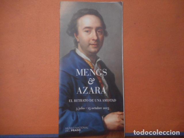 Postais: BONITO FOLLETO. MENGS & AZARA. PORTRAIT OF A FRIENDSHIP. 3 JULY - 13 OCTOBER 2013. MUSEO NACIONAL