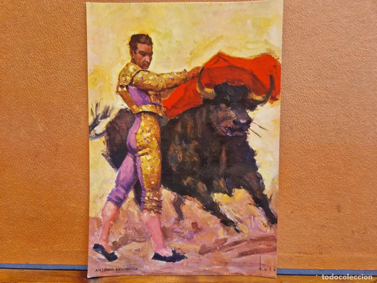Postales: BONITA POSTAL NUEVA. FIGURAS DEL TOREO. ANTONIO MEJIAS &rdquo;BIENVENIDA&rdquo;. MEDIDAS 15.5*22 CM