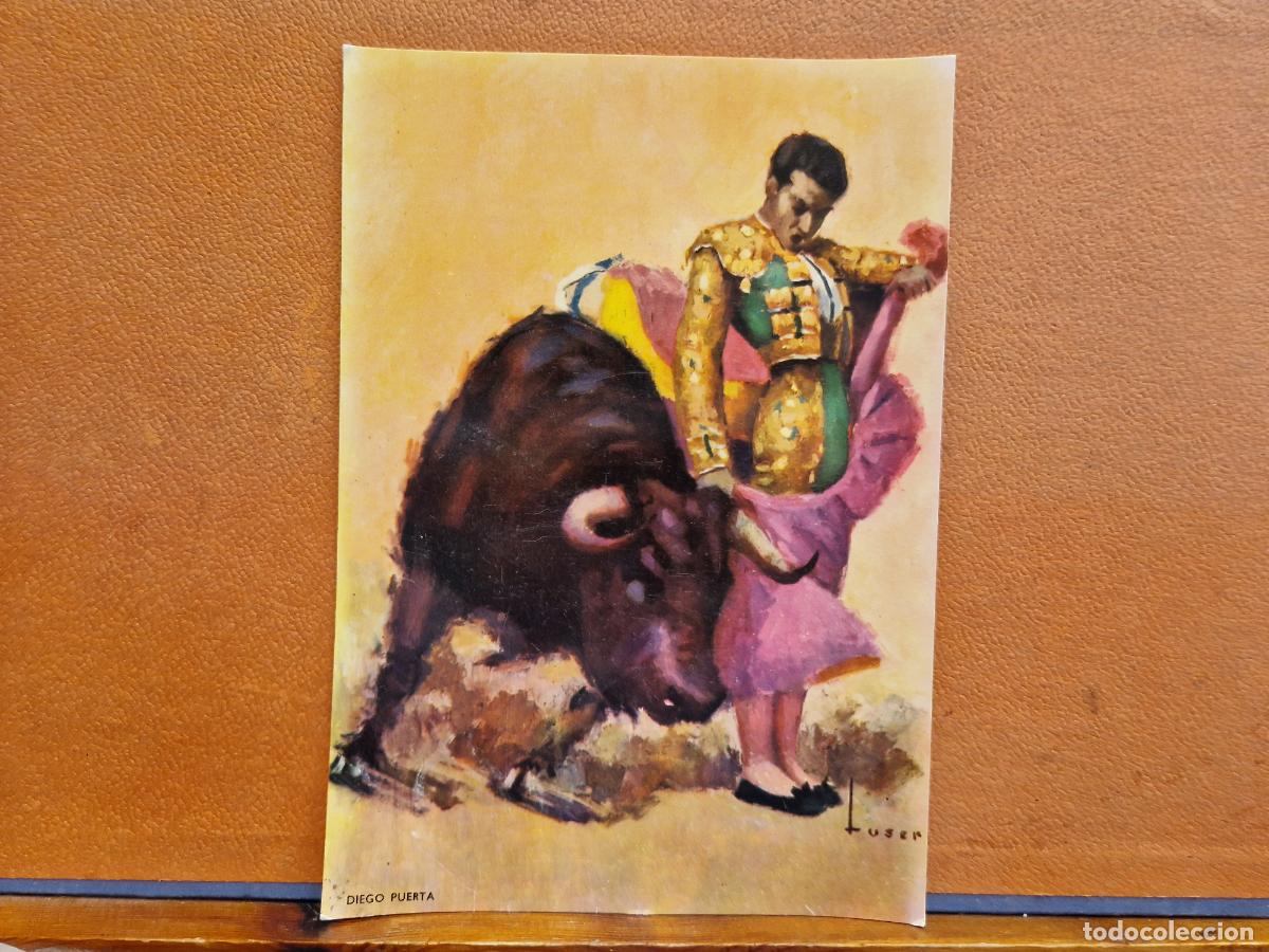 Postales: BONITA POSTAL NUEVA. FIGURAS DEL TOREO. DIEGO PUERTA. MEDIDAS 15.5*22 CM