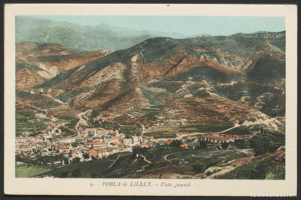 Postales: Barcelona. POBLA DE LILLET. Vista general - Foto 1
