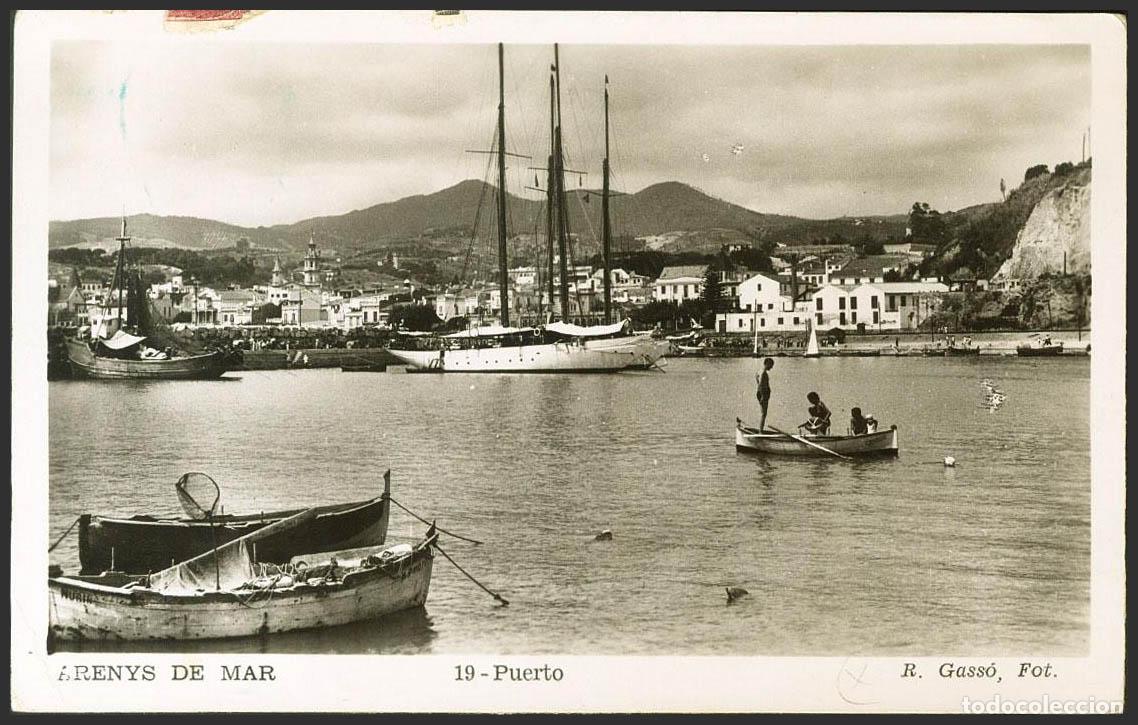 Postales: Barcelona. ARENYS DE MAR. PUERTO. - Foto 1