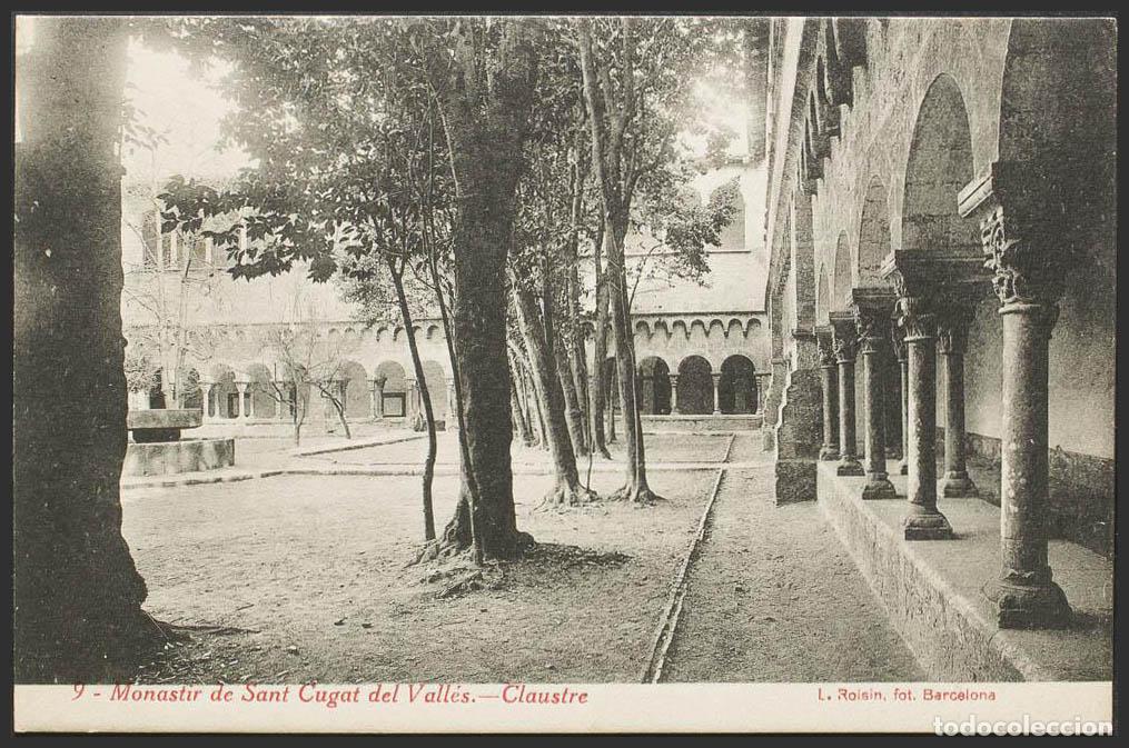 Postales: Barcelona. SANT CUGAT DEL VALLES. Monasterio. - Foto 1