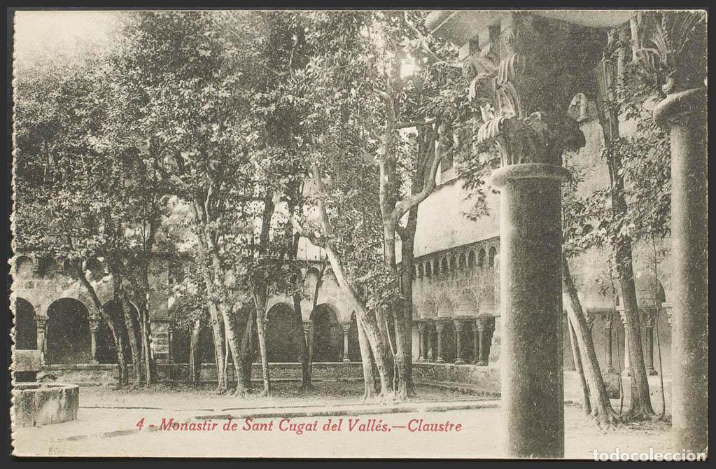Postales: Barcelona. SANT CUGAT DEL VALLES. Monasterio. - Foto 1