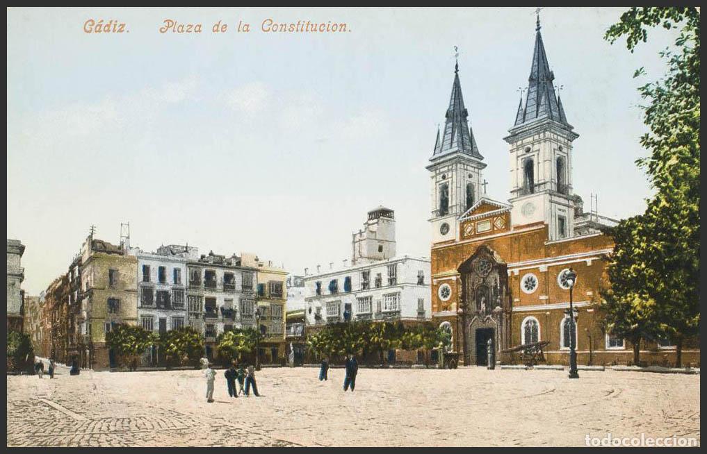 Postales: C&aacute;diz. CADIZ. Plaza de la Constituci&oacute;n. - Foto 1
