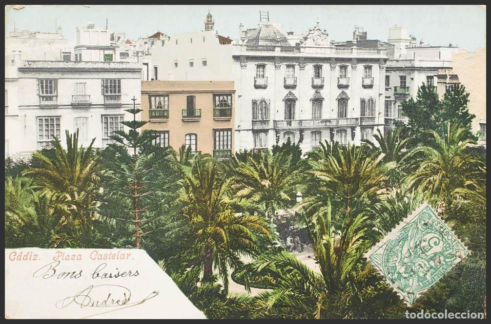 Postales: C&aacute;diz. CADIZ. Plaza Castelar. - Foto 1