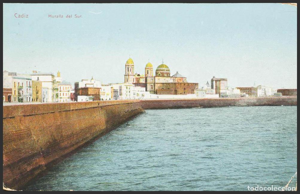 Postales: C&aacute;diz. CADIZ. Muralla del sur. - Foto 1