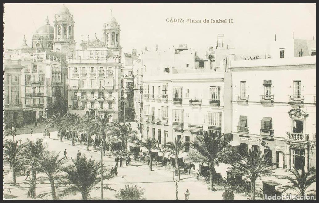 Postales: C&aacute;diz. CADIZ. Plaza de Isabel II. - Foto 1