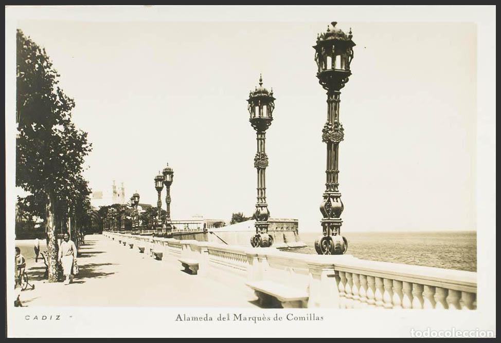 Postales: C&aacute;diz. CADIZ. Alameda del Marqu&eacute;s de Comillas. - Foto 1