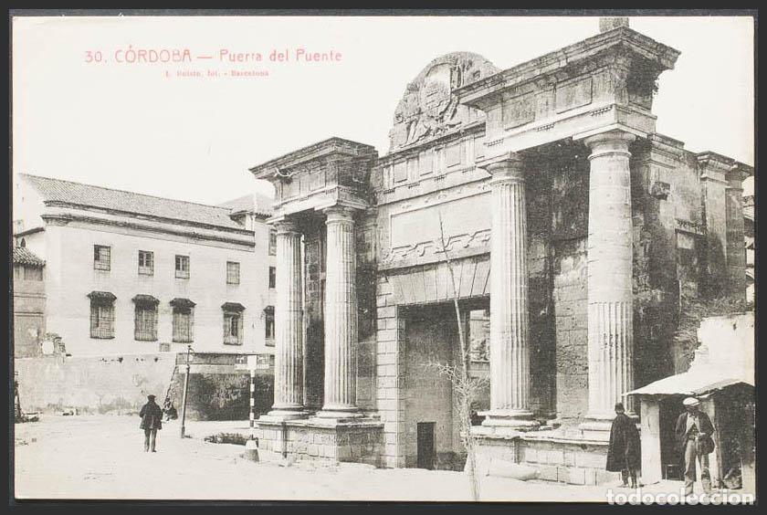 Cartoline: C&oacute;rdoba. CORDOBA. Puerta del Puente Romano.