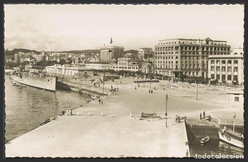 Postales: Coru&ntilde;a. A CORU&Ntilde;A. Muelle de trasatl&aacute;nticos. - Foto 1