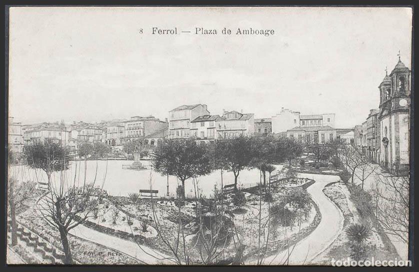 Postales: Coru&ntilde;a. FERROL. Plaza de Amboaje. - Foto 1
