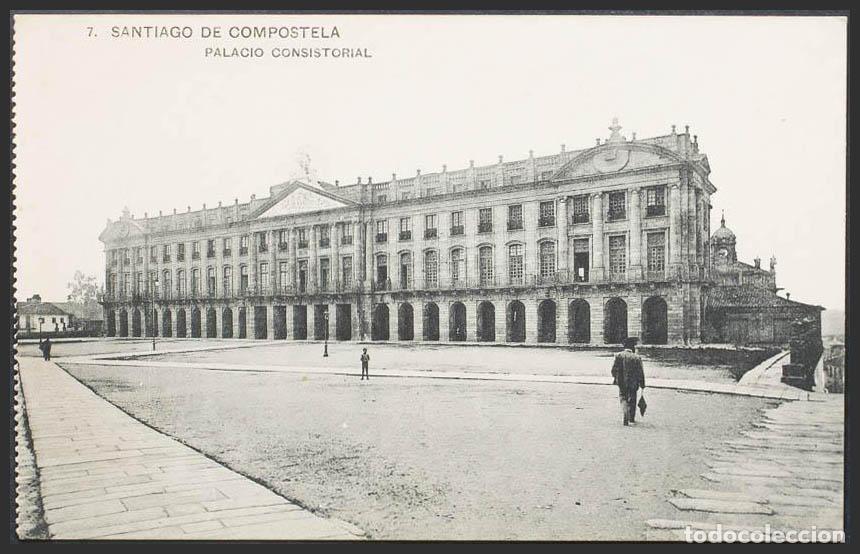 Postkarten: Coru&ntilde;a. SANTIAGO. Palacio Consistorial.
