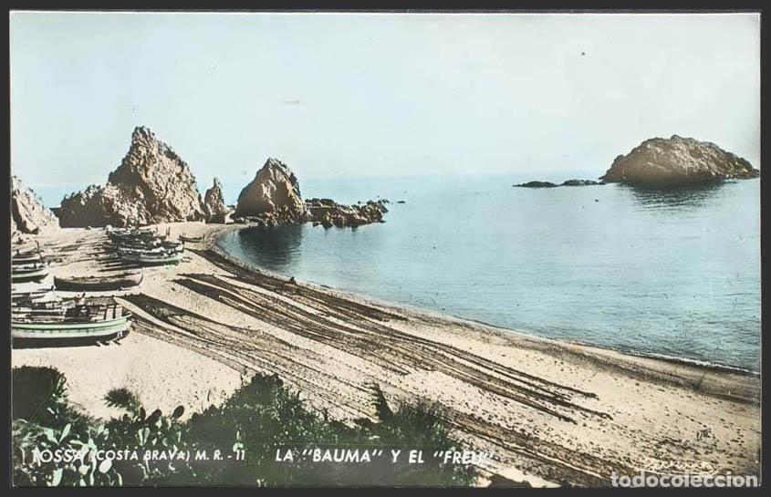 Postales: Gerona. TOSSA DE MAR. La &rdquo;Bauma&rdquo; y el &rdquo;Freu&rdquo;. - Foto 1