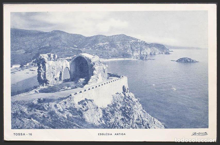 Postales: Gerona. TOSSA DE MAR. Iglesia Antigua. - Foto 1
