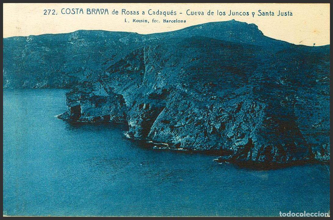 Postales: Gerona. De ROSAS a CADAQU&Eacute;S. Cueva de los Juncos y Santa Justa. - Foto 1