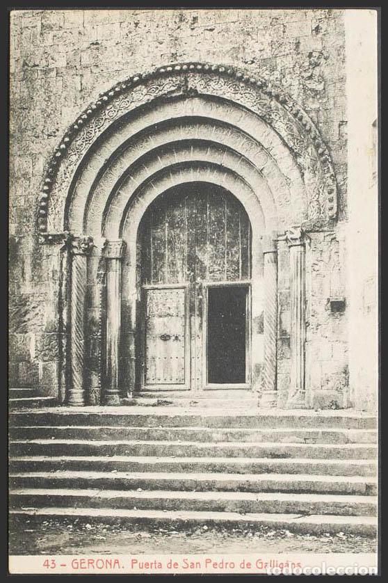Postales: Gerona. GIRONA. Puerta de San Pedro de Gallig&aacute;ns. - Foto 1