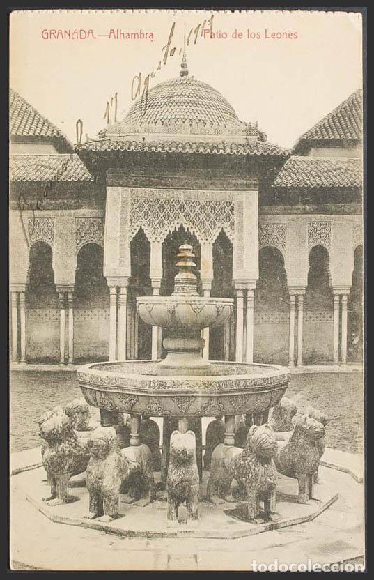 Postales: Granada. GRANADA. Alhambra. Patio de los leones. - Foto 1