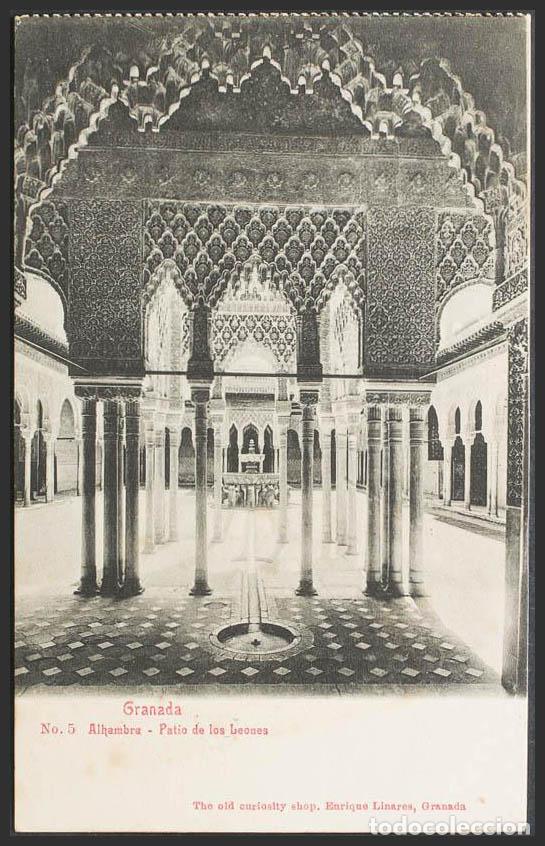 Postales: Granada. GRANADA. Alhambra. Patio de los leones. - Foto 1