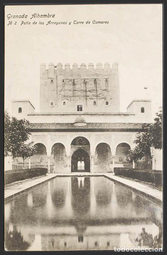 Postales: Granada. GRANADA. Alhambra. Patio de los Arrayanes y Torre de Comares. - Foto 1