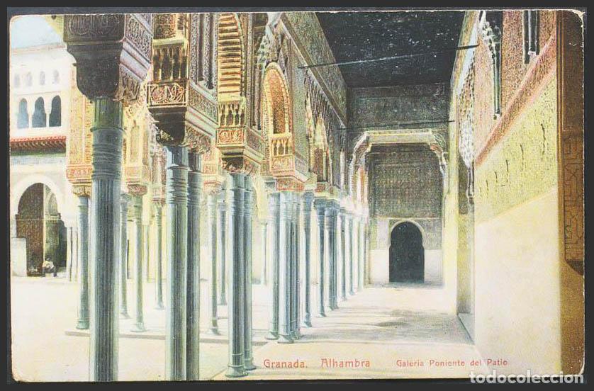 Postales: Granada. GRANADA. Alhambra. Galer&iacute;a poniente. - Foto 1