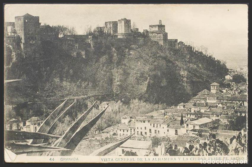 Postales: Granada. GRANADA. Vista general de la Alhambra y ciudad. - Foto 1