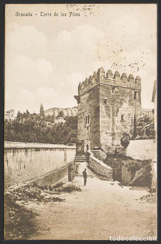 Postales: Granada. GRANADA. Alhambra. Torre de los Picos. - Foto 1