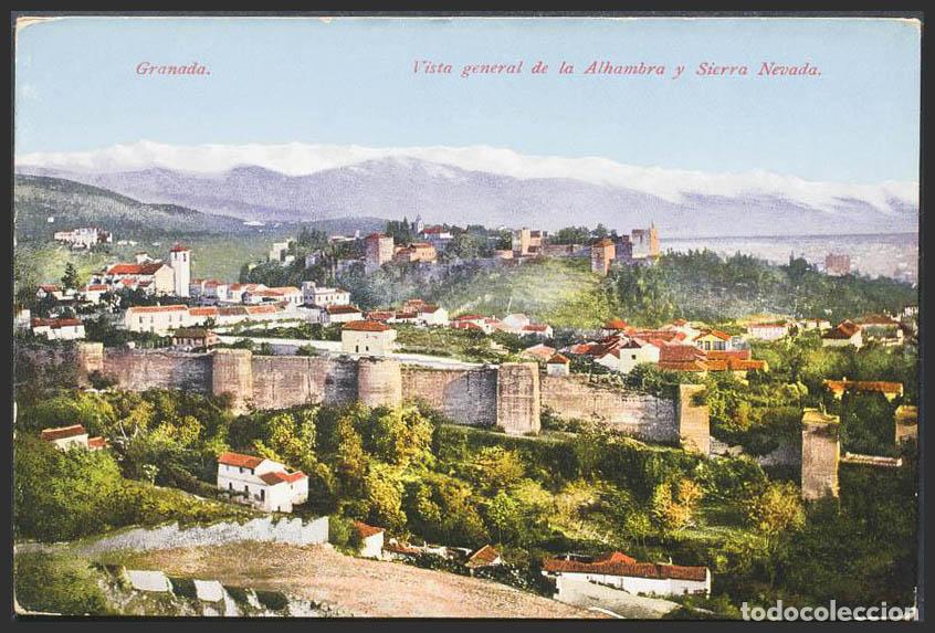Postales: Granada. GRANADA. Alhambra y Sierra Nevada. - Foto 1